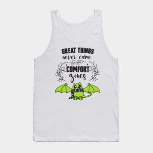 Great Things Comfort Zone Cute Cat Tank Top